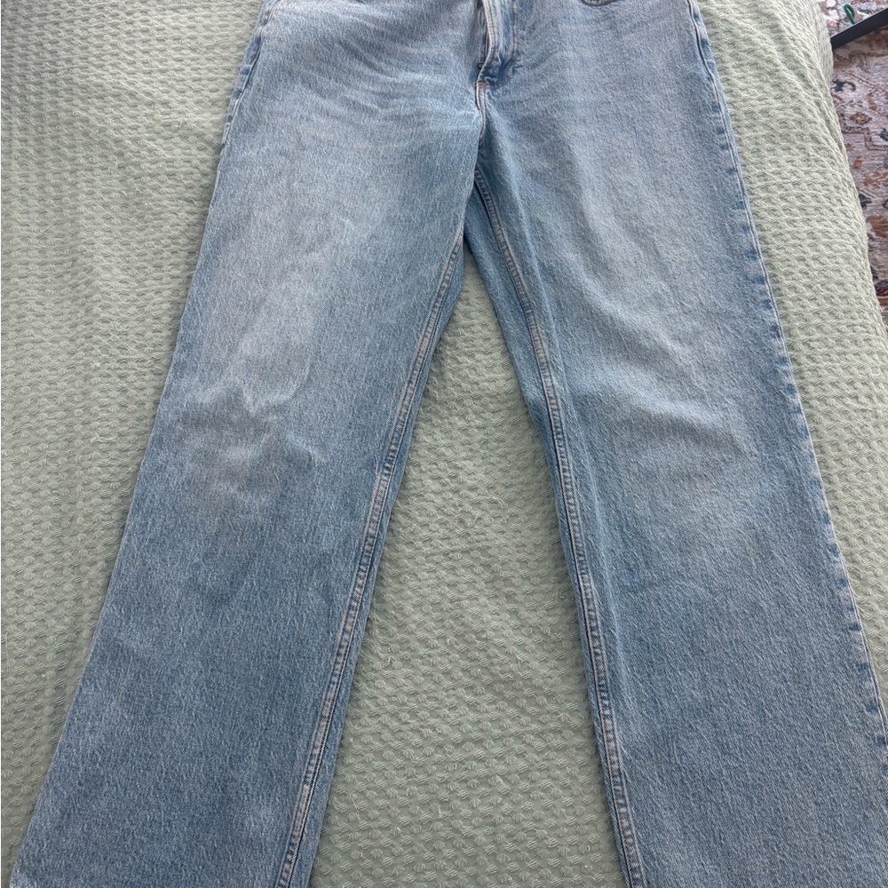 Abercrombie & Fitch Light Blue Straight Leg Jeans
